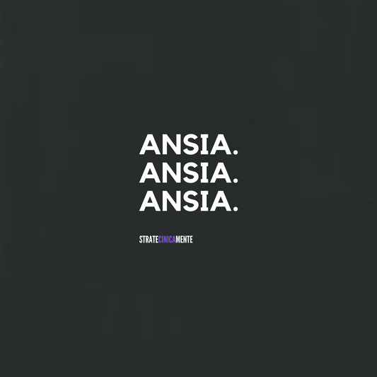 Felpa girocollo ANSIA. ANSIA. ANSIA.