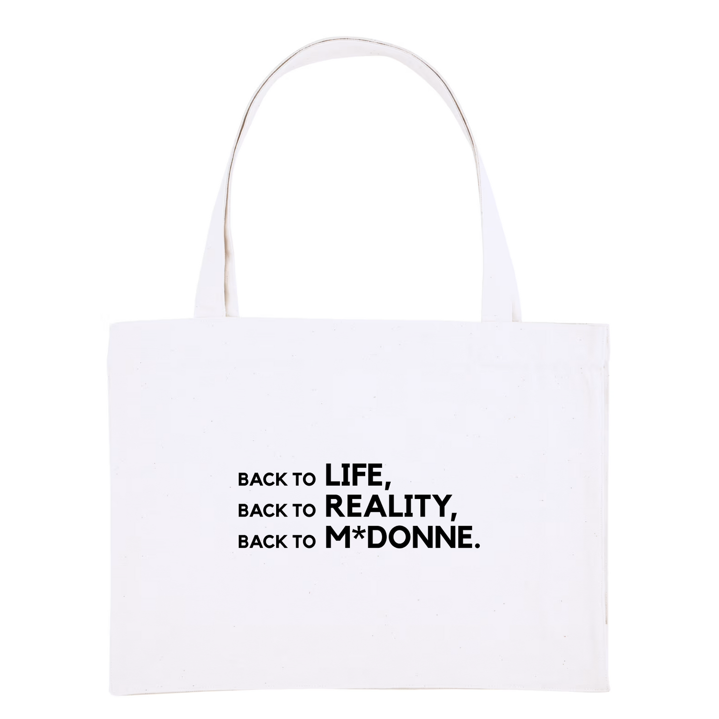 Shopping Bag BACK TO REALITY