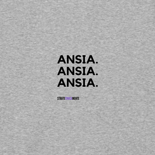Felpa con cappuccio ANSIA. ANSIA. ANSIA.