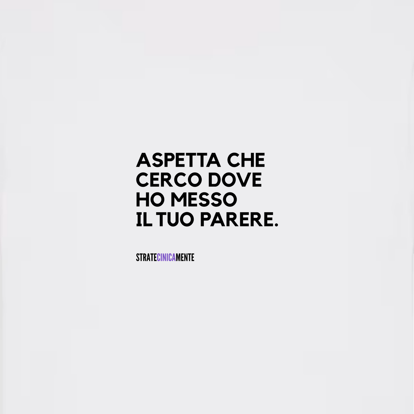 T-shirt IL TUO PARERE