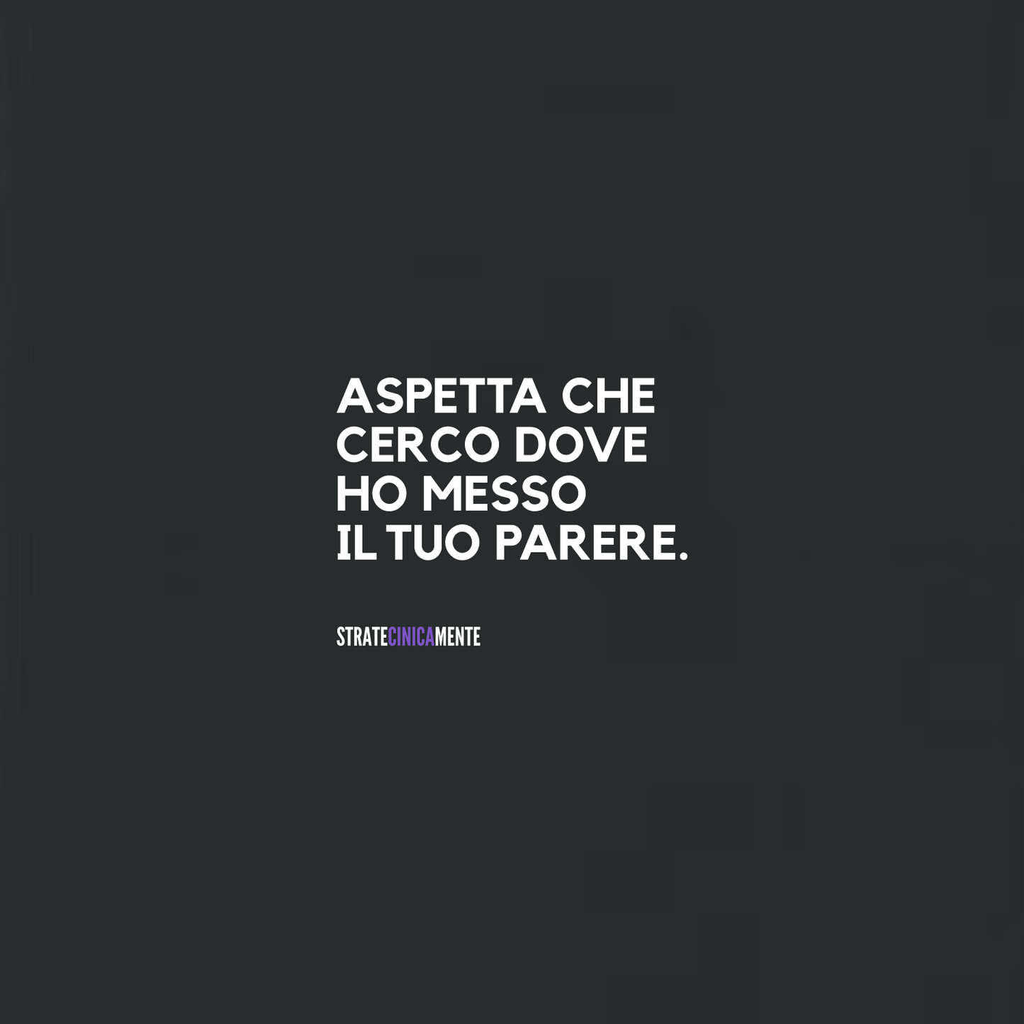 Felpa girocollo IL TUO PARERE