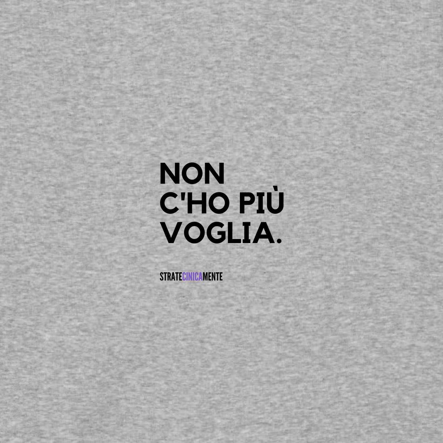 Felpa con cappuccio ZERO VOGLIA