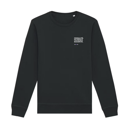 Felpa girocollo MODALITÀ PAZIENZA ESAURITA