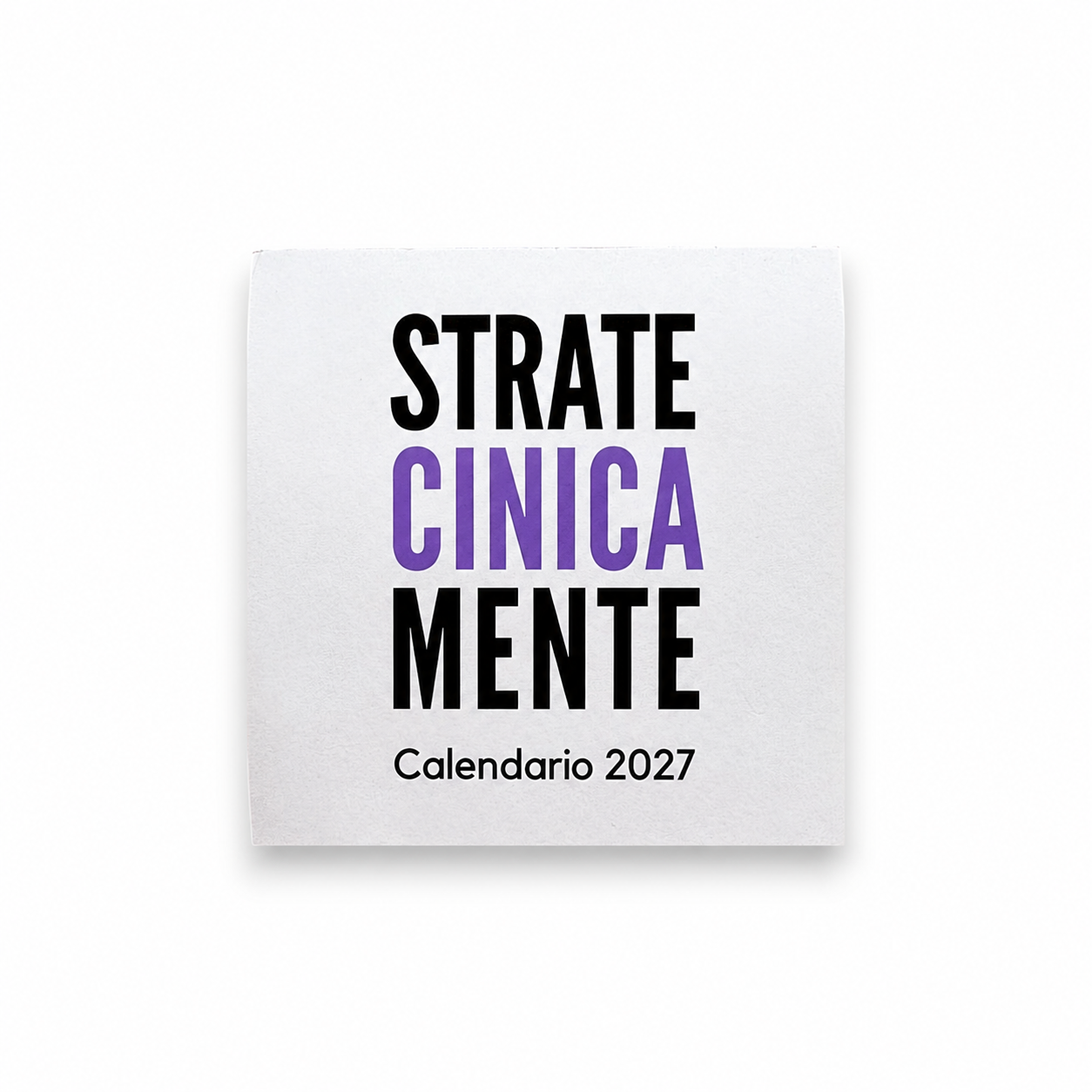 Calendario con supporto STRATECINICAMENTE 2027