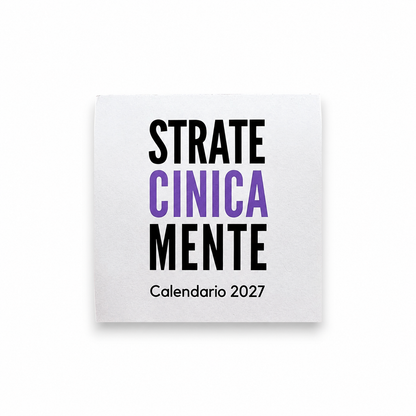 Calendario con supporto STRATECINICAMENTE 2027
