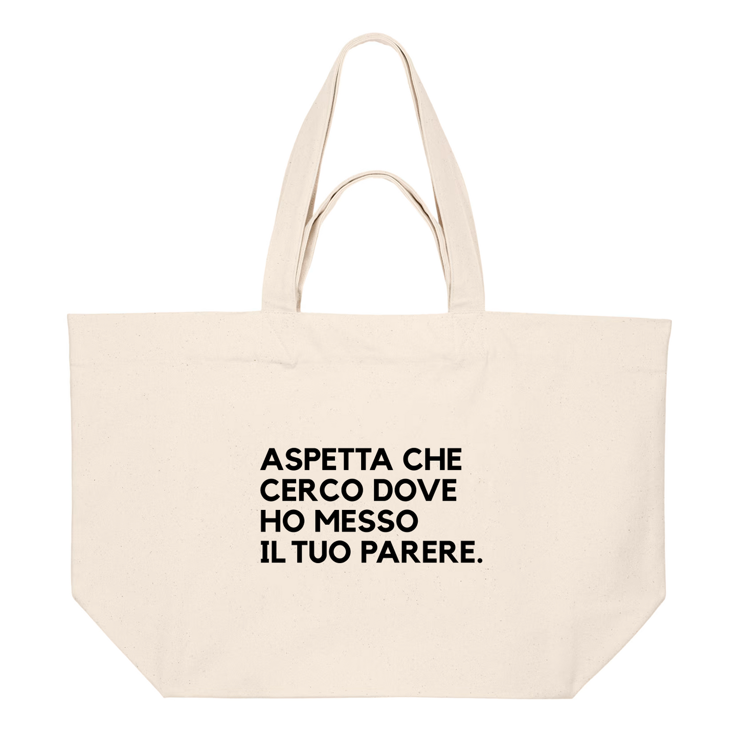 Shopping Bag ASPETTA CHE CERCO DOVE HO MESSO IL TUO PARERE