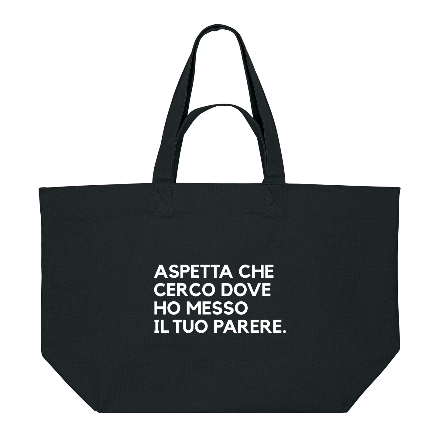 Shopping Bag ASPETTA CHE CERCO DOVE HO MESSO IL TUO PARERE