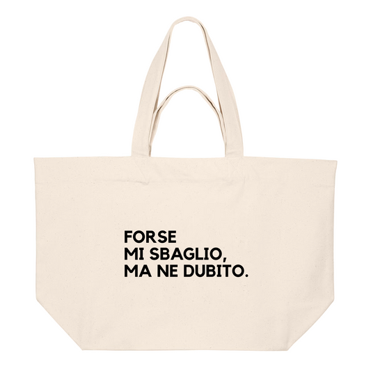 Shopping Bag FORSE MI SBAGLIO MA NE DUBITO