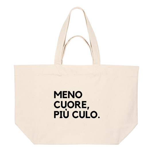 Shopping Bag MENO CUORE, PIÙ CULO