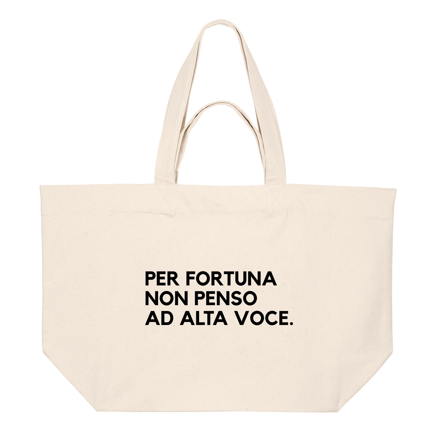 Shopping Bag PER FORTUNA NON PENSO AD ALTA VOCE