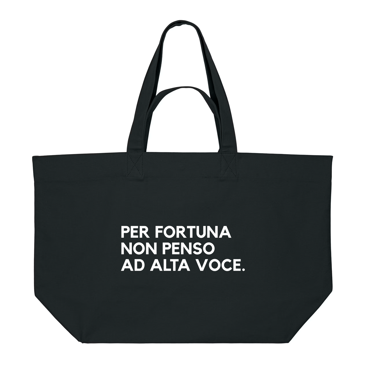Shopping Bag PER FORTUNA NON PENSO AD ALTA VOCE