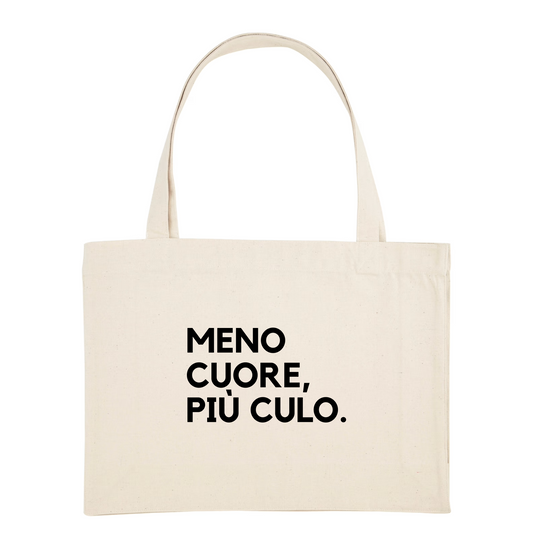 Shopping Bag MENO CUORE, PIÙ CULO