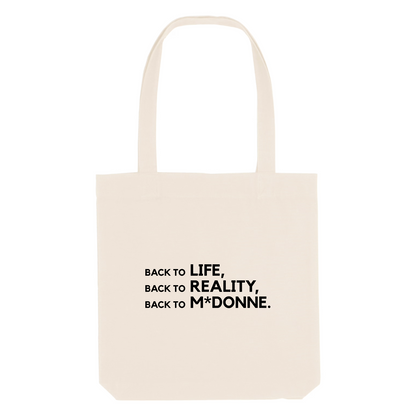 Tote Bag BACK TO REALITY