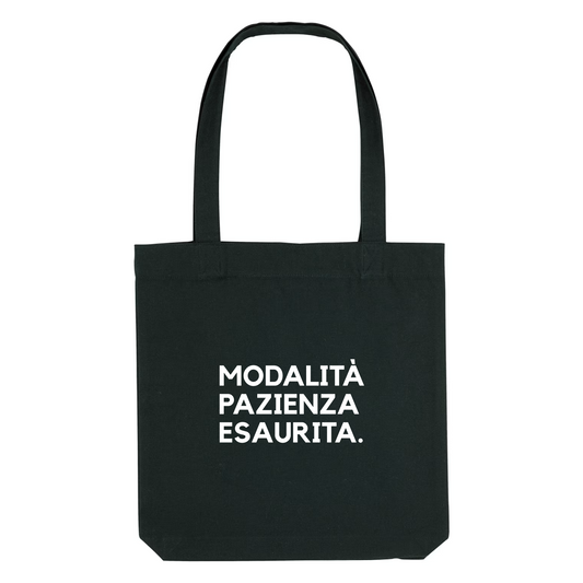 Tote Bag MODALITÀ PAZIENZA ESAURITA