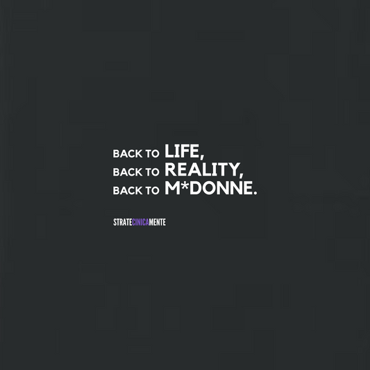 Felpa girocollo BACK TO REALITY