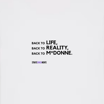 T-shirt BACK TO REALITY