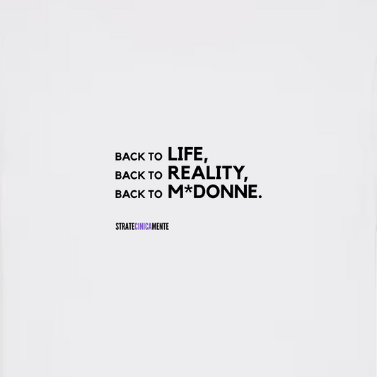 T-shirt BACK TO REALITY