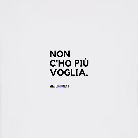 T-shirt ZERO VOGLIA
