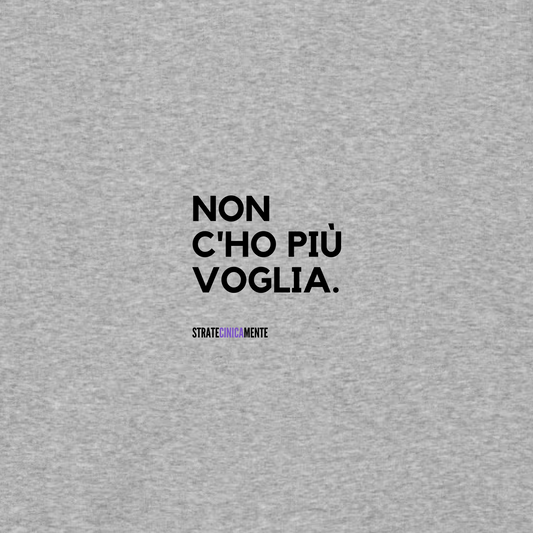 Felpa con cappuccio ZERO VOGLIA